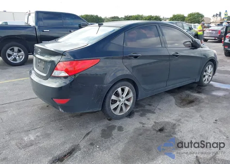 2012 Hyundai Accent Gls из США, поврежденный, VIN KMHCU4AE6CU097829